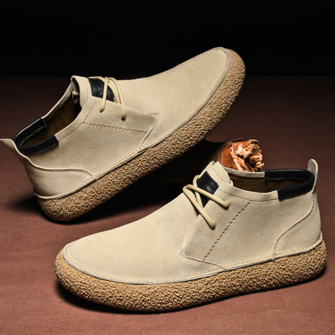 SuedeStride™ — Command Every Step with Unshakable Confidence and All-Day Comfort