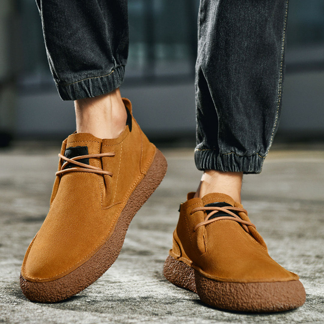 SuedeStride™ — Command Every Step with Unshakable Confidence and All-Day Comfort