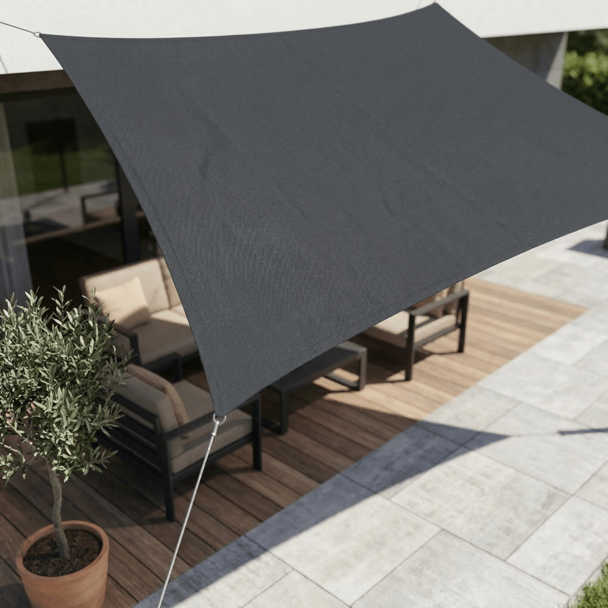 SUNSAIL – Waterproof Sun Sail with UV Protection for Terrace and Balcony