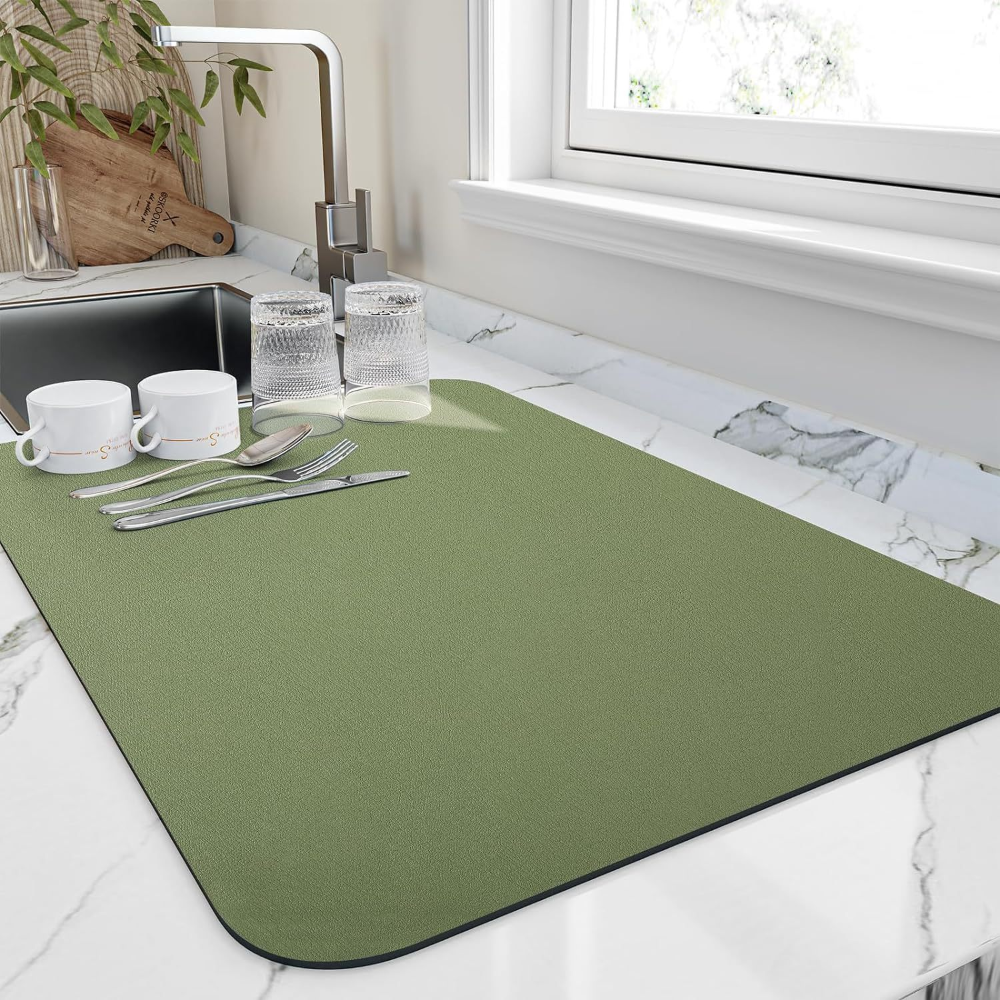 Superabsorberende kaffebarmåtte af diatomit