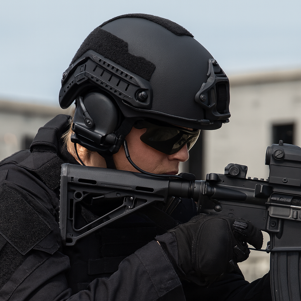 Tactical Combat Helmet in Ballistic Kevlar