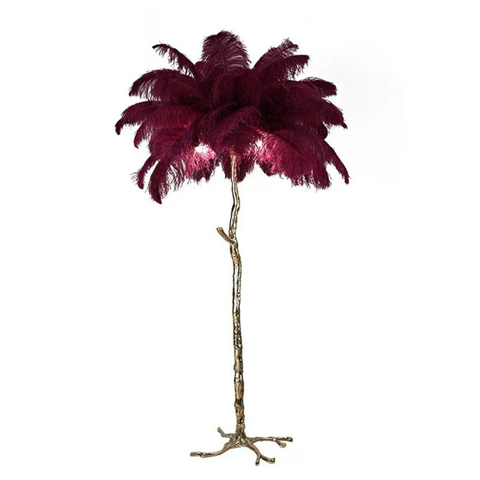 Tall Feather Lamp That Brings Luxury to Any Interior!