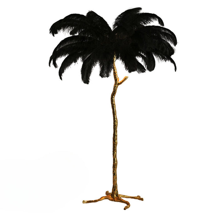 Tall Feather Lamp That Brings Luxury to Any Interior!