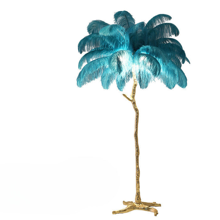 Tall Feather Lamp That Brings Luxury to Any Interior!
