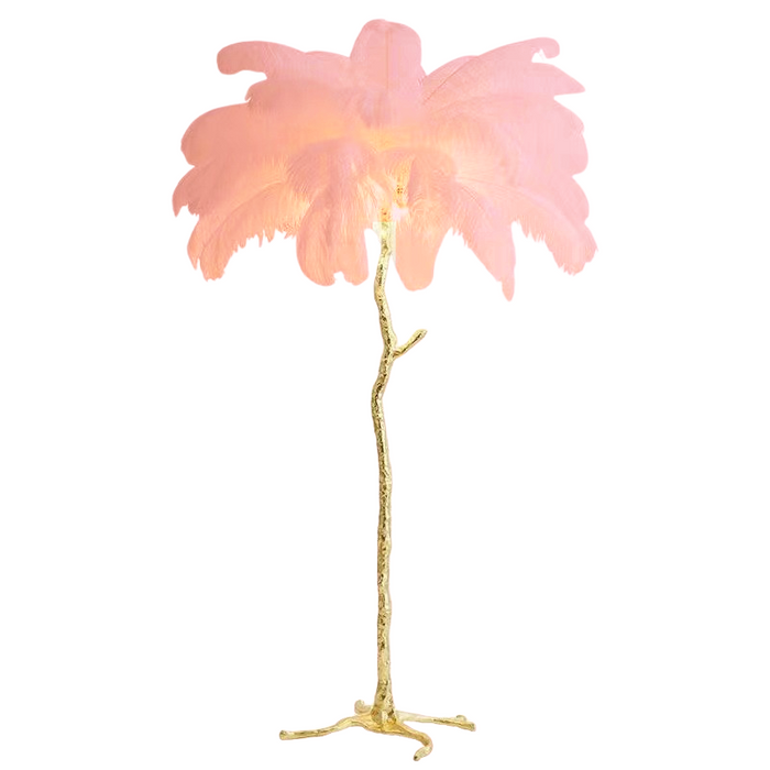 Tall Feather Lamp That Brings Luxury to Any Interior!