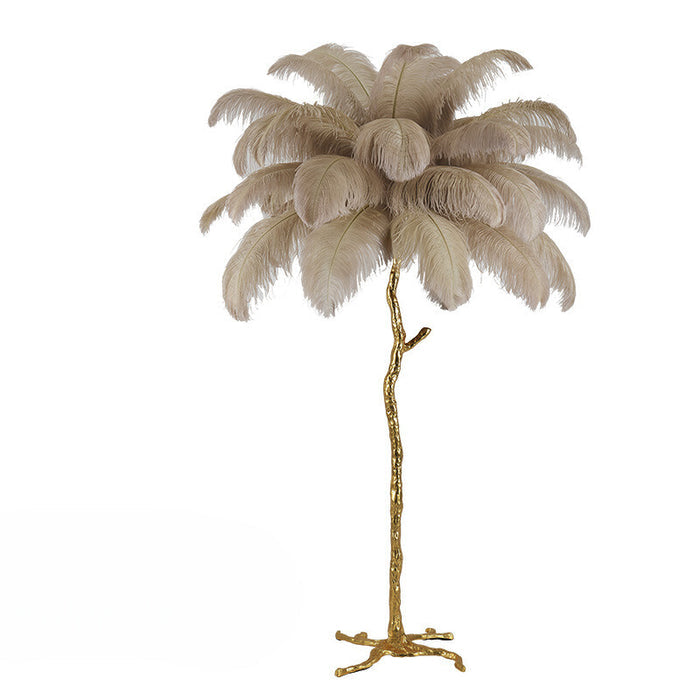 Tall Feather Lamp That Brings Luxury to Any Interior!