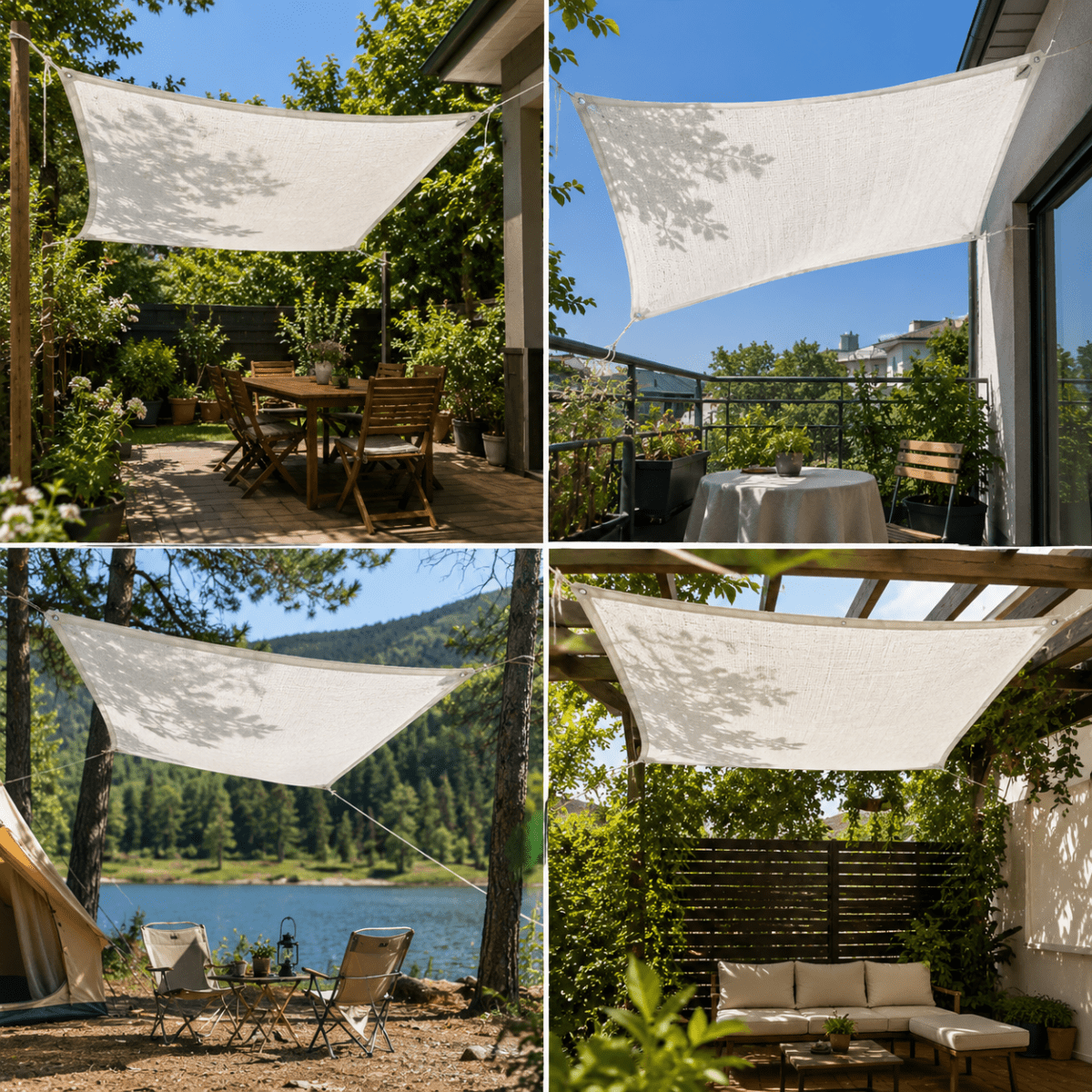 TERRACOVER – Shading net for terrace, balcony, and yard