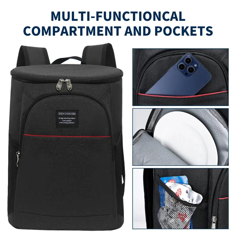 THERMOVEX – 20L Cooler Backpack with Strong Insulation for Long Trips