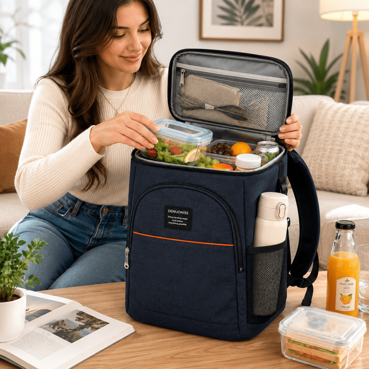 THERMOVEX – 20L Cooler Backpack with Strong Insulation for Long Trips