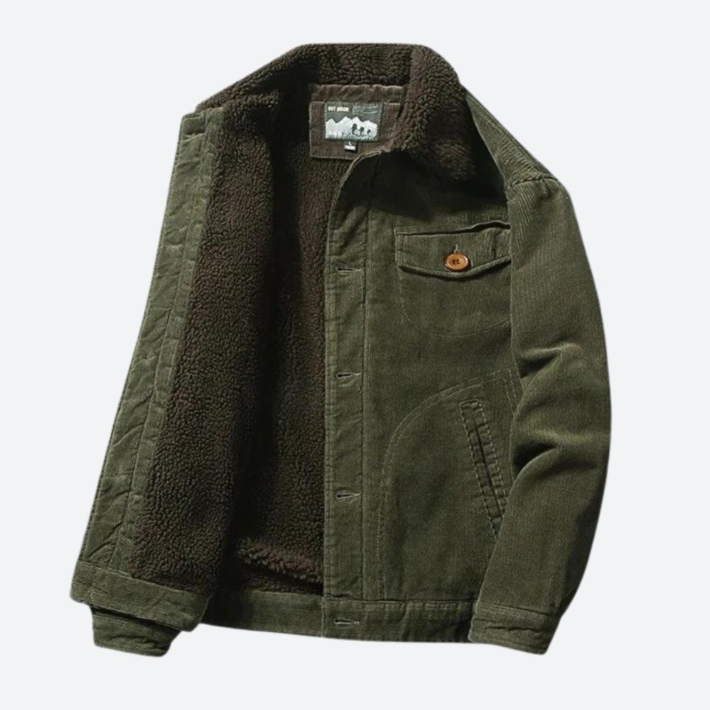 Timeless Corduroy Jacket in a Modern Design for Men