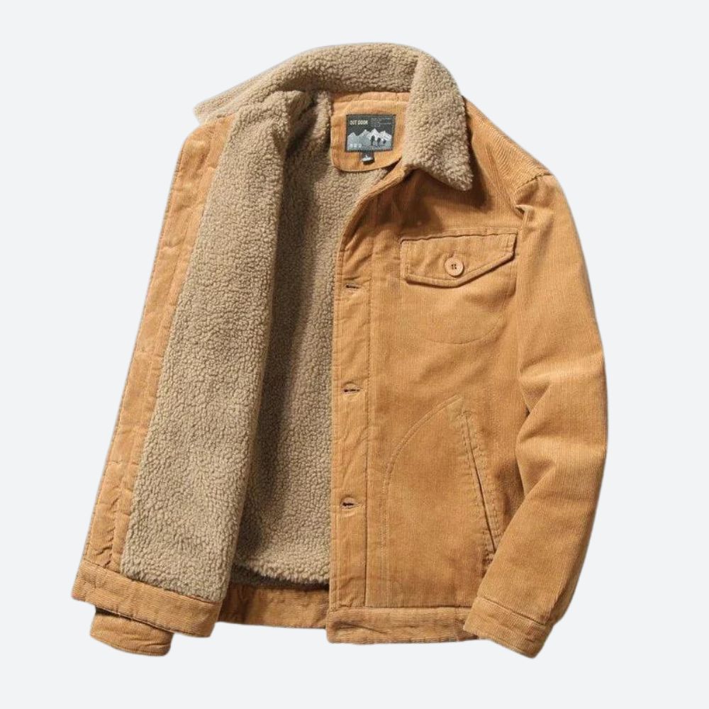 Timeless Corduroy Jacket in a Modern Design for Men