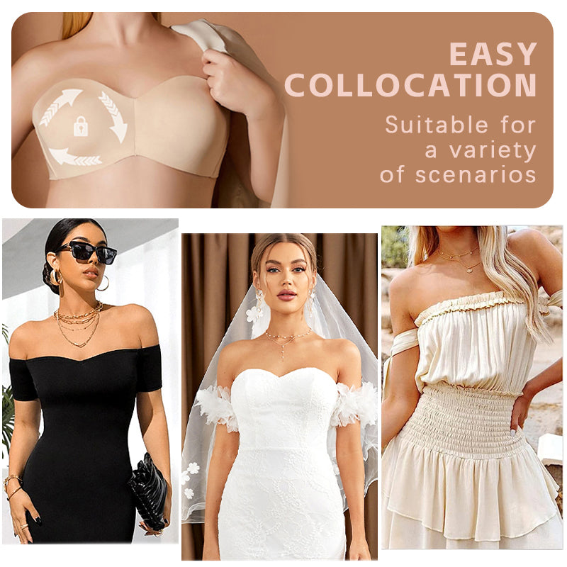 Total Support Strapless Bra - Super Comfort and Lift