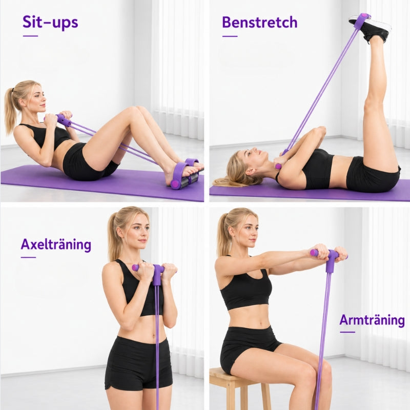 Training Rope with Foot Pedals