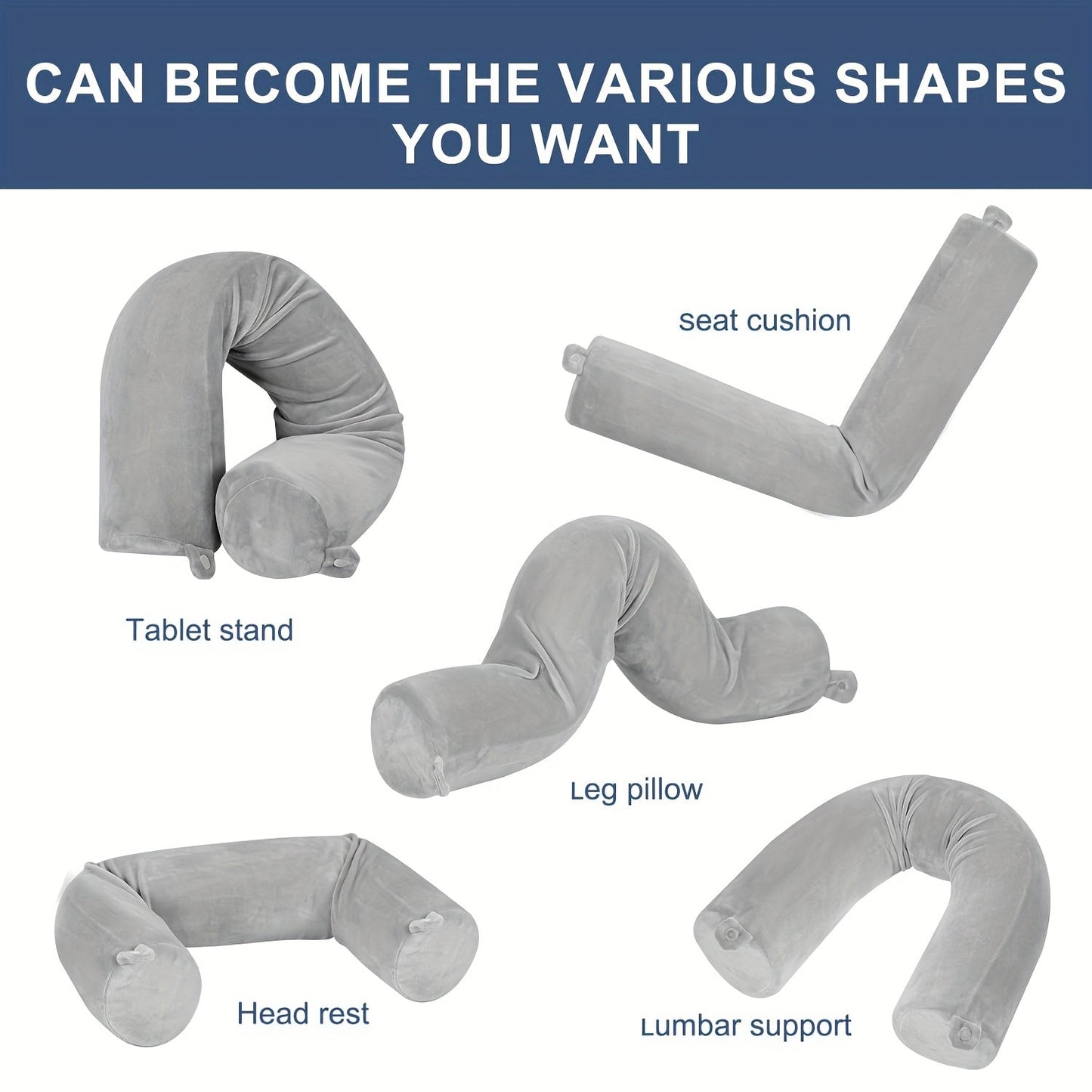 TravelEase Adjustable Travel Pillow – Support and Comfort