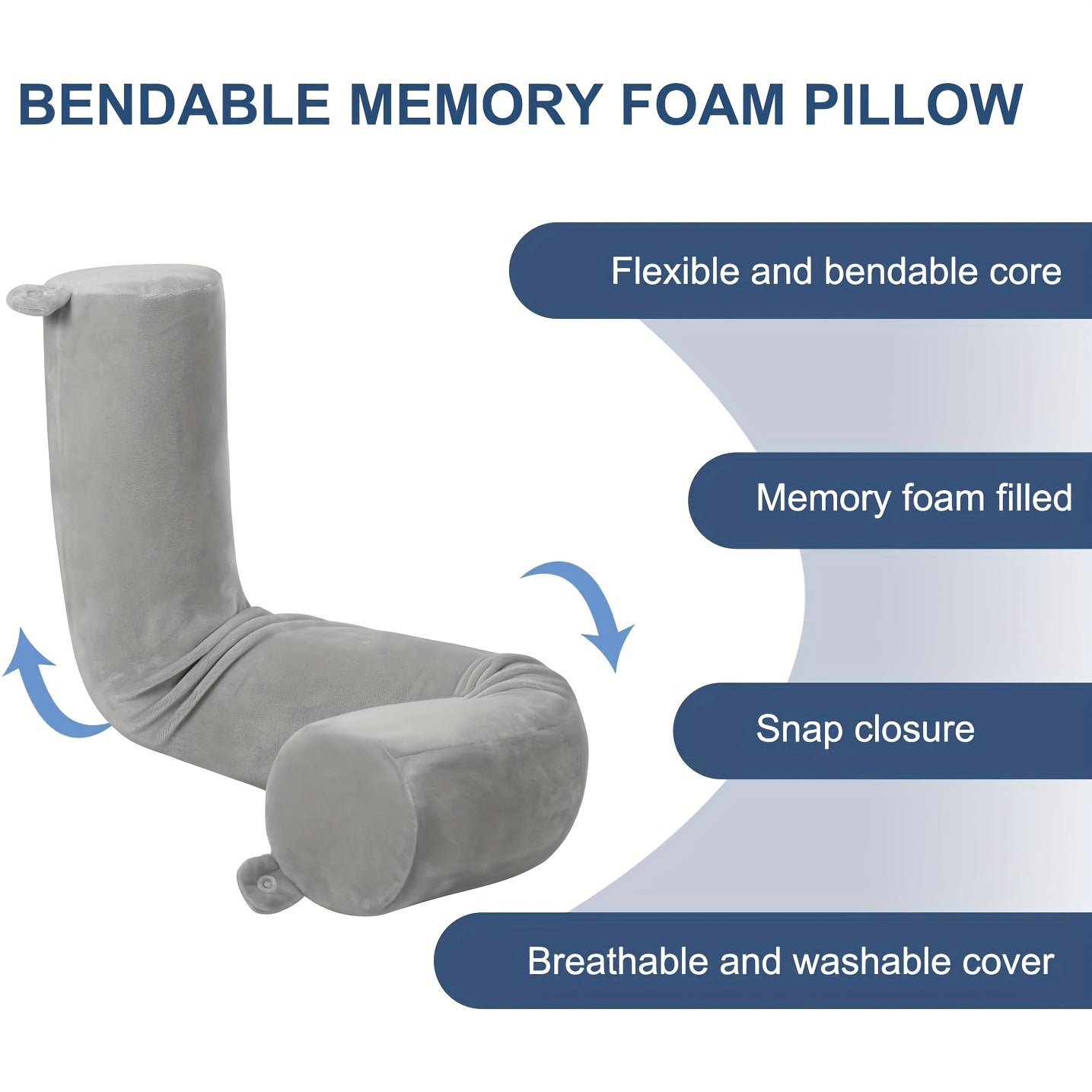TravelEase Adjustable Travel Pillow – Support and Comfort