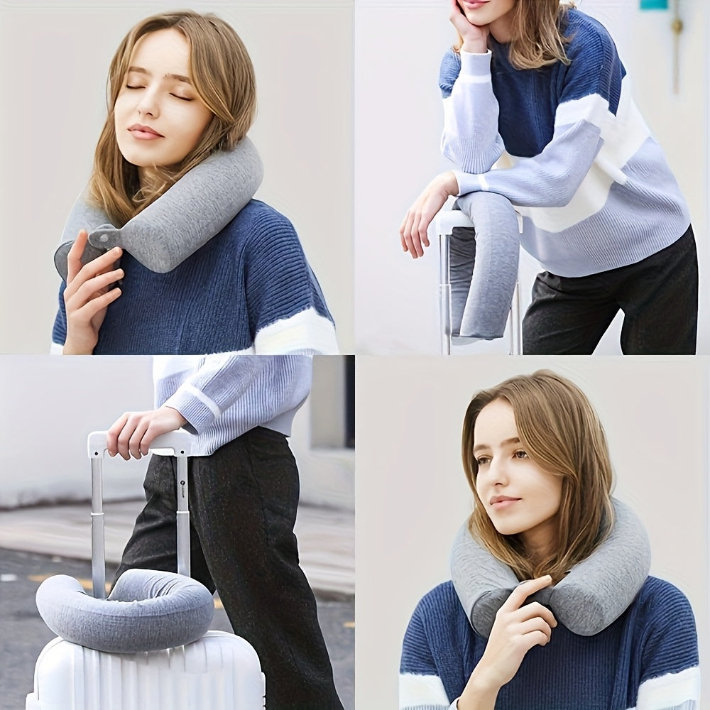 TravelEase Adjustable Travel Pillow – Support and Comfort