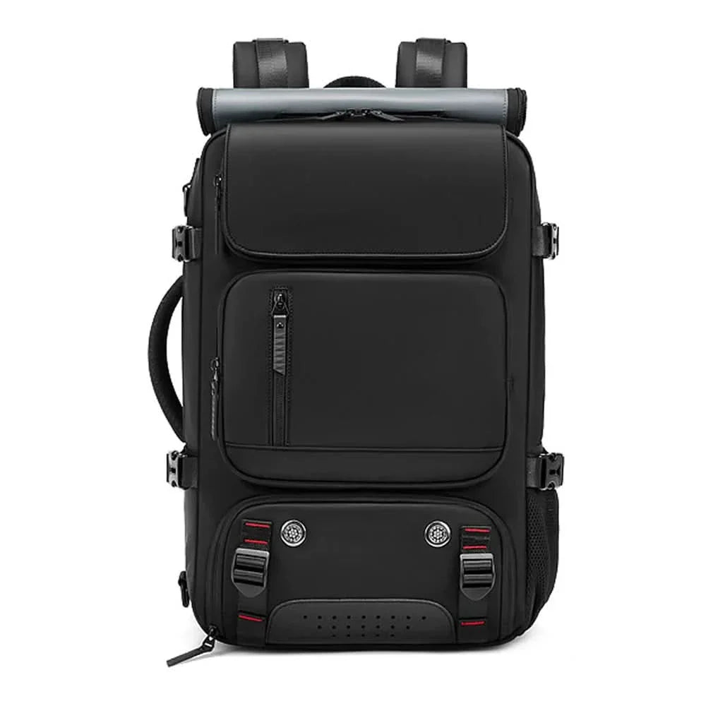 TRAVELMAX Pack - Large waterproof travel backpack with USB port