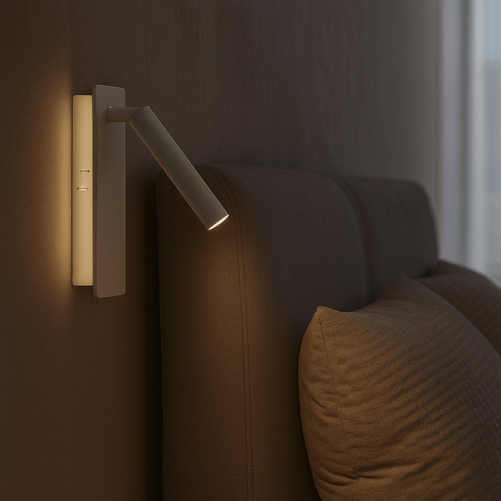 TWIRLLITE – Rotatable LED Lamp for Flexibly Adjustable Bed Lighting