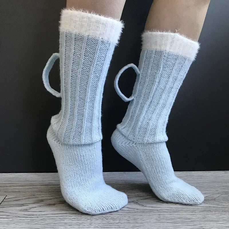 Unisex sokker med ølkrusmotiv – sokker med ølskum til Oktoberfest