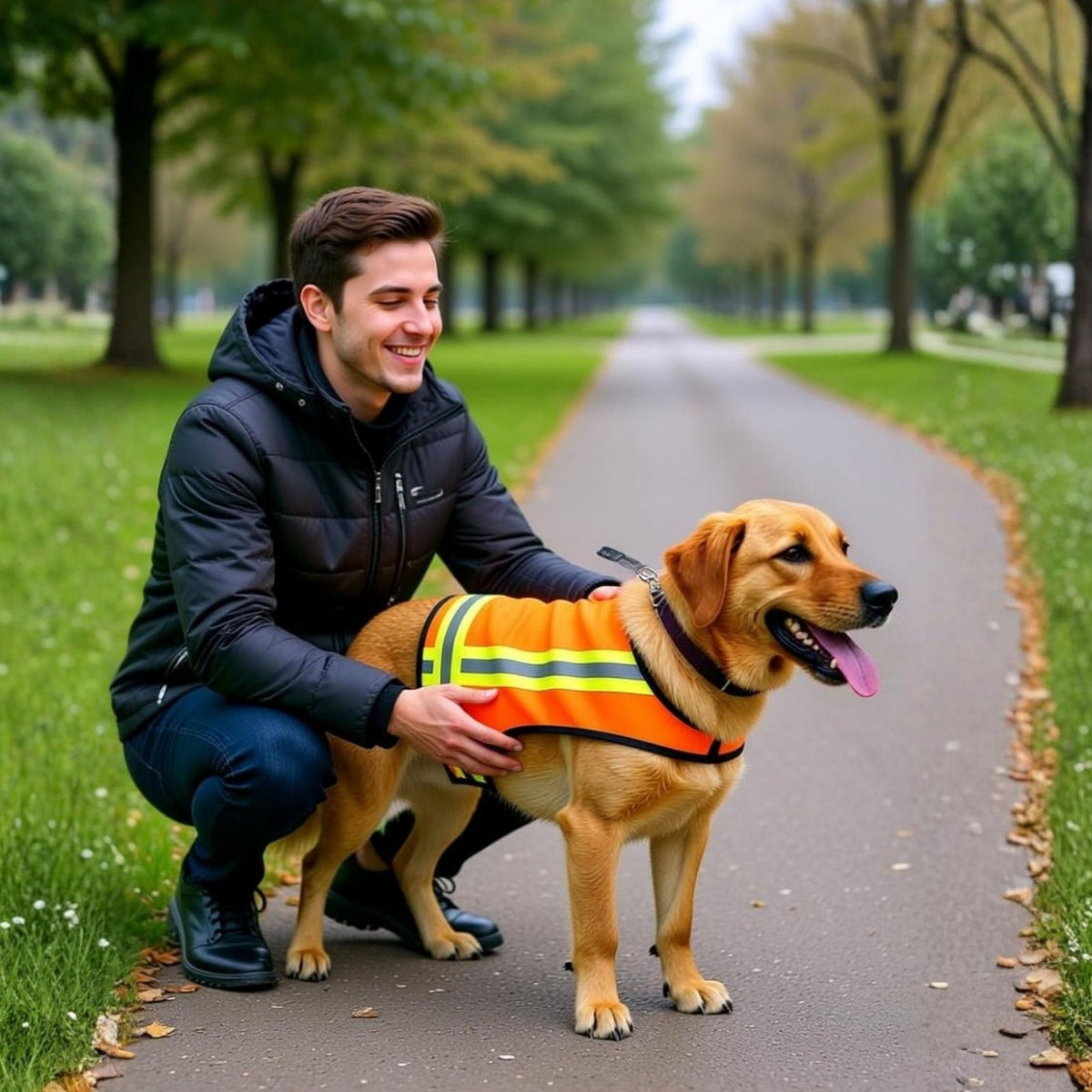 Unisex-sikkerhedsvest til hunde