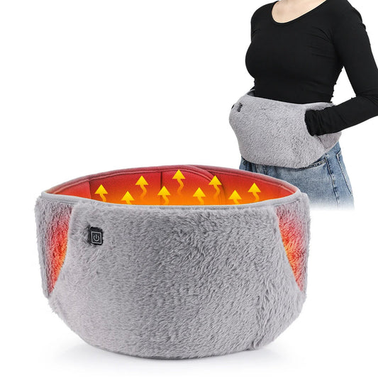 USB Heating Belt with Temperature Control – Soft Velvet for Heating Waist and Hands, 45-65°C, Portable, 105 x 20 cm
