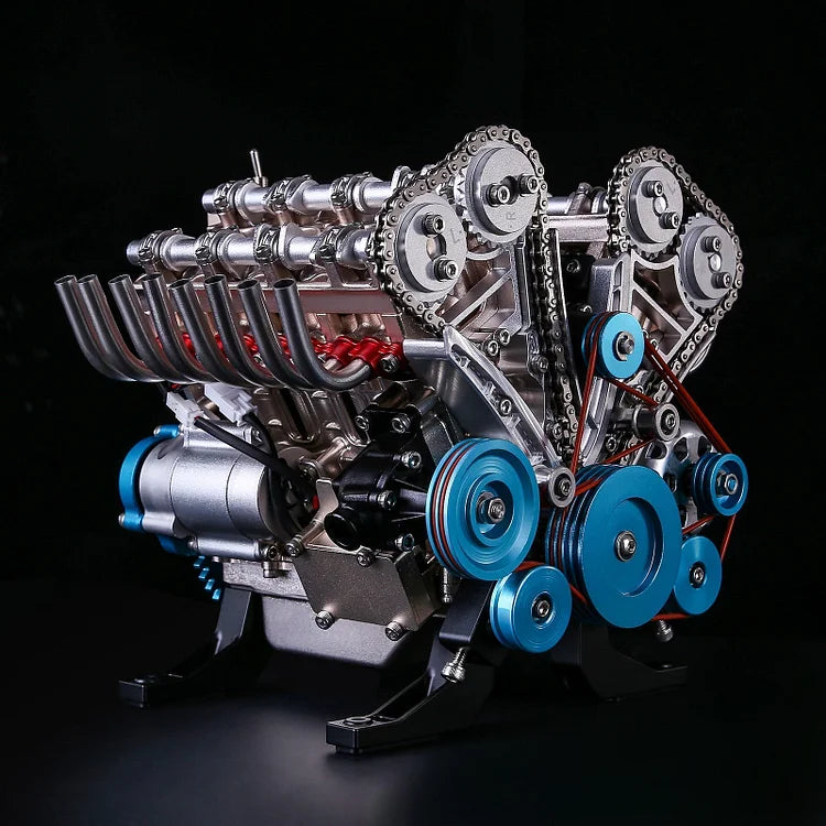V8 Legacy Engine Decor | A Timeless Tribute to the Legendary V8 Engine in an Elegant Decorative Form.