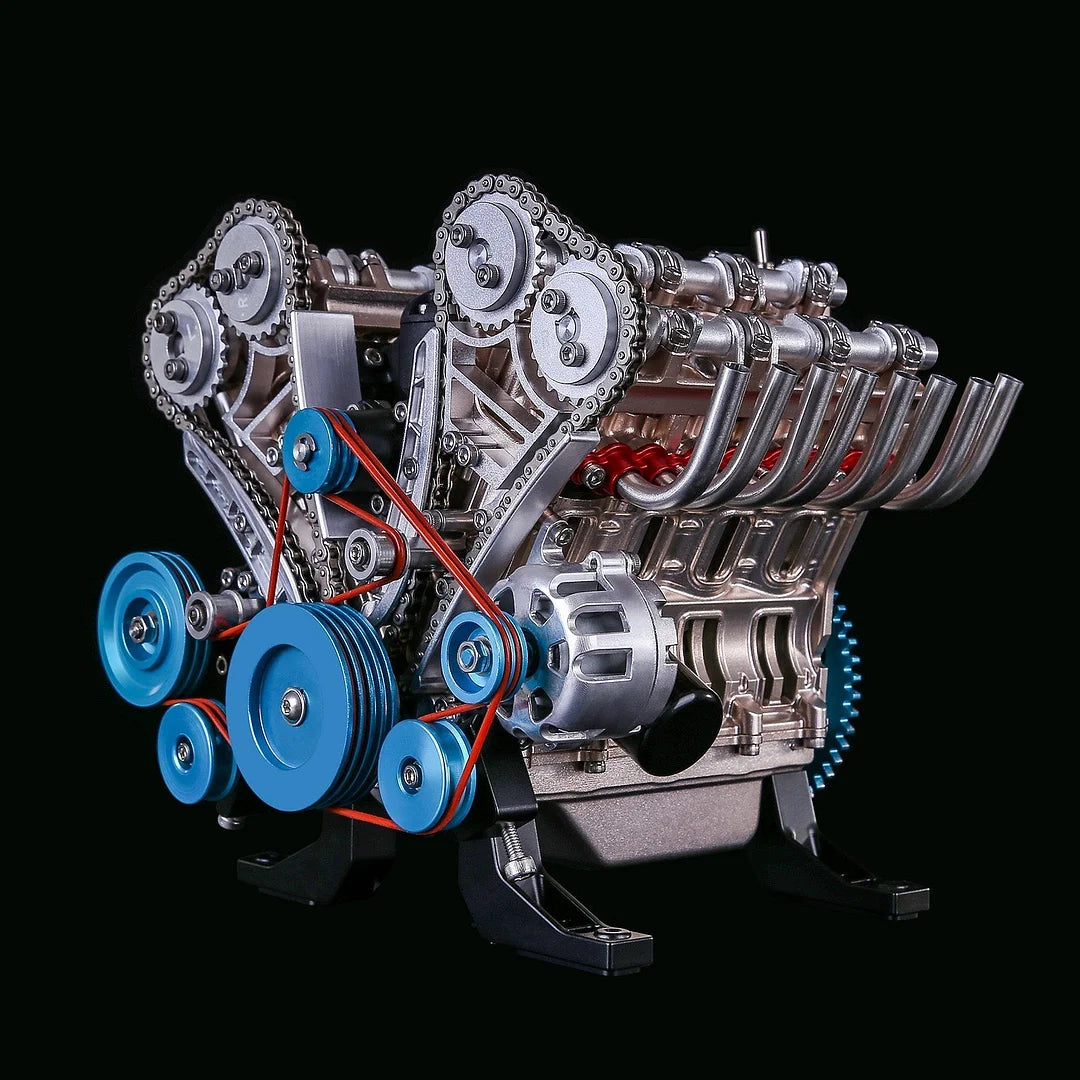 V8 Legacy Engine Decor | A Timeless Tribute to the Legendary V8 Engine in an Elegant Decorative Form.