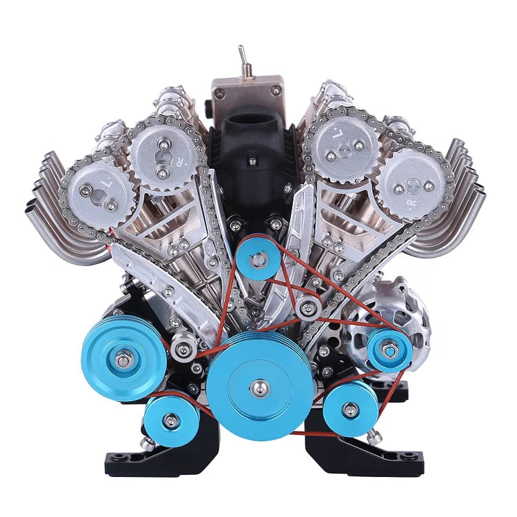 V8 Legacy Engine Decor | A Timeless Tribute to the Legendary V8 Engine in an Elegant Decorative Form.