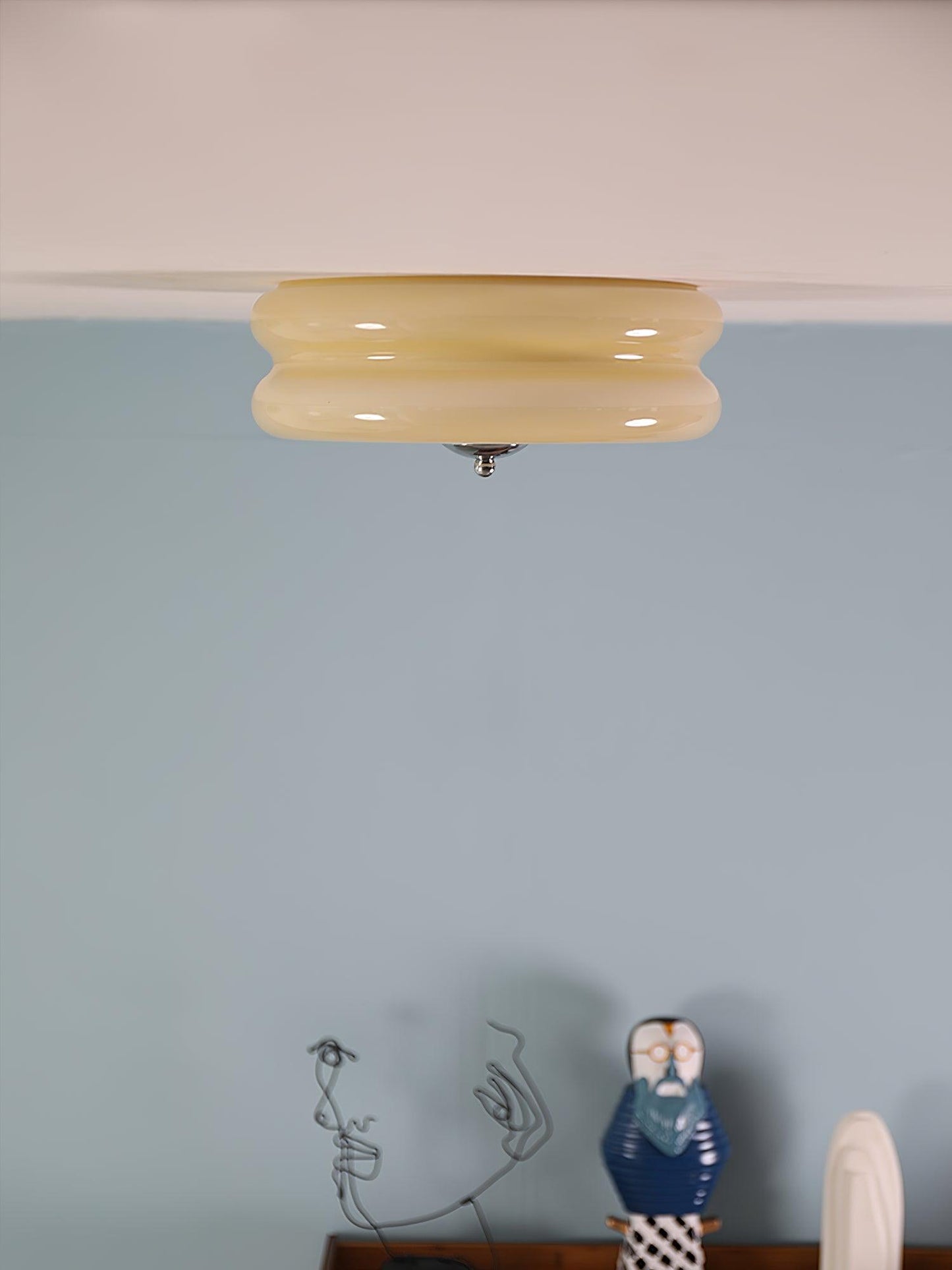 Vintage Ceiling Lamp Art Deco Design
