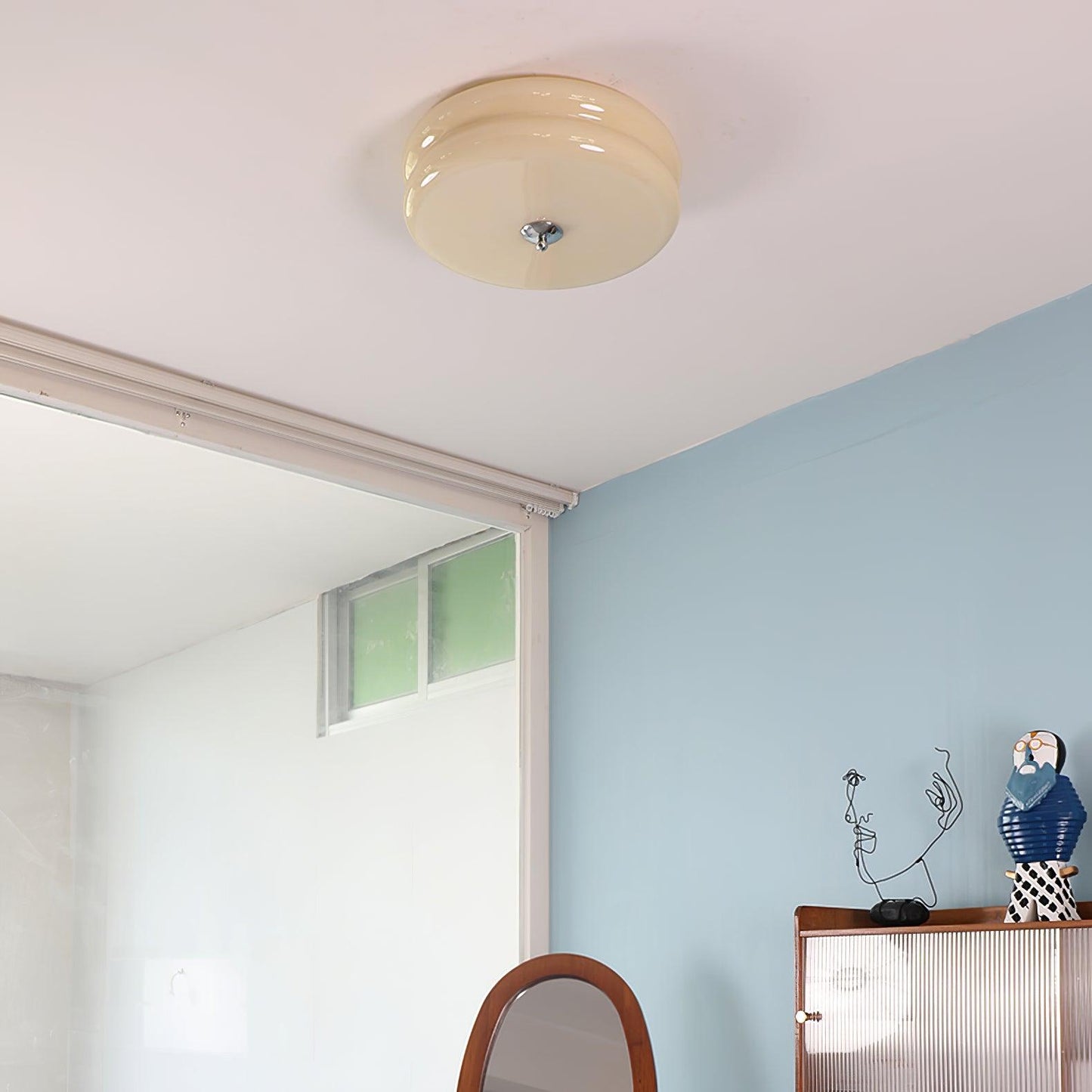 Vintage Ceiling Lamp Art Deco Design