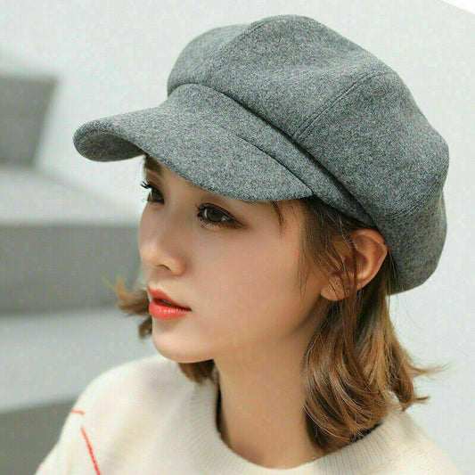 Vintage Style Ball Cap for Winter Comfort