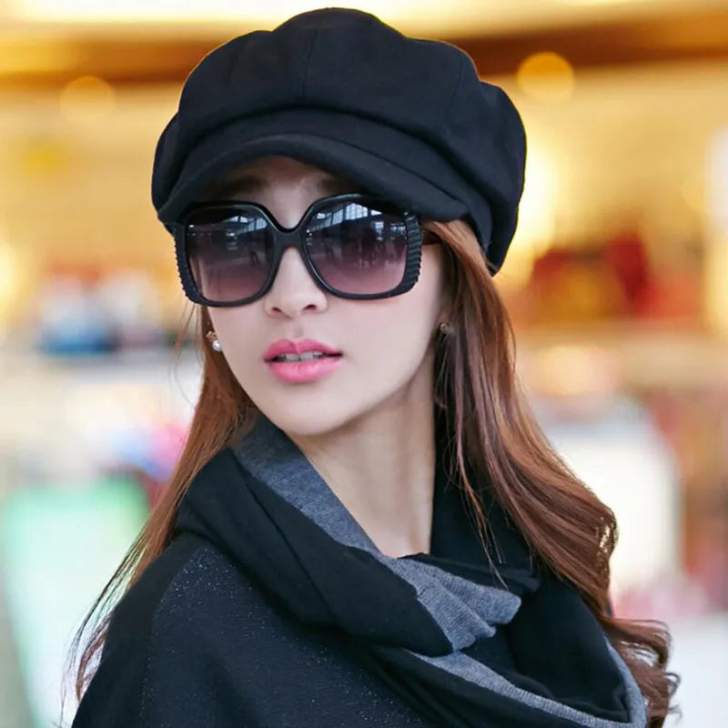 Vintage Style Ball Cap for Winter Comfort