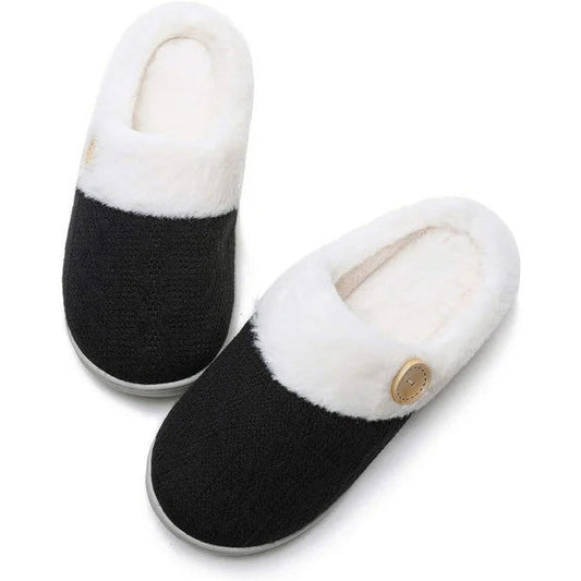 Warm Indoor Slippers for Cold Feet - Non-Slip Sole