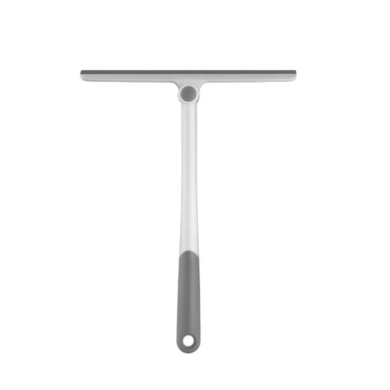 Vindues- og bruseskraber med silikoneblad, drejeled og ergonomisk skridsikkert håndtag