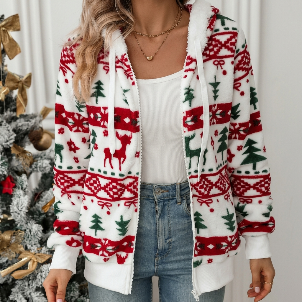 Julesweatshirt til kvinder