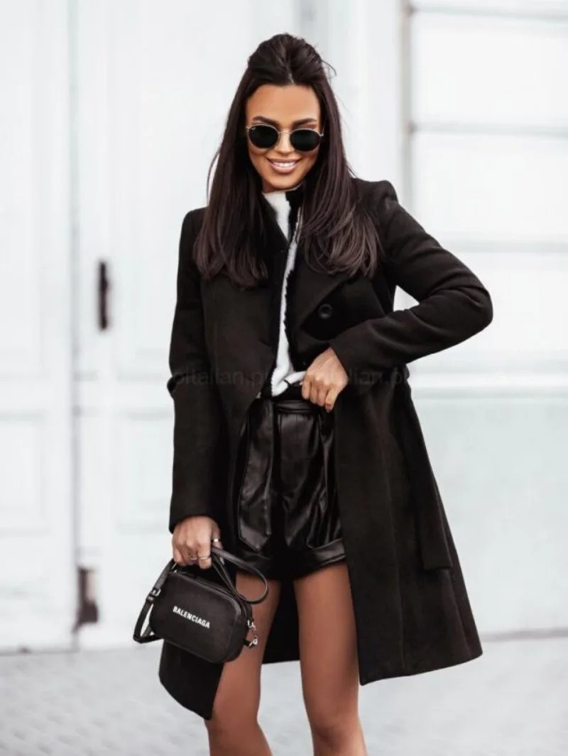 Women's Elegant, Slim-Fit Trench Coat - Autumn Collection