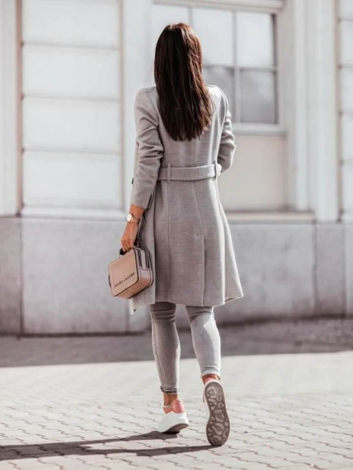 Women's Elegant, Slim-Fit Trench Coat - Autumn Collection