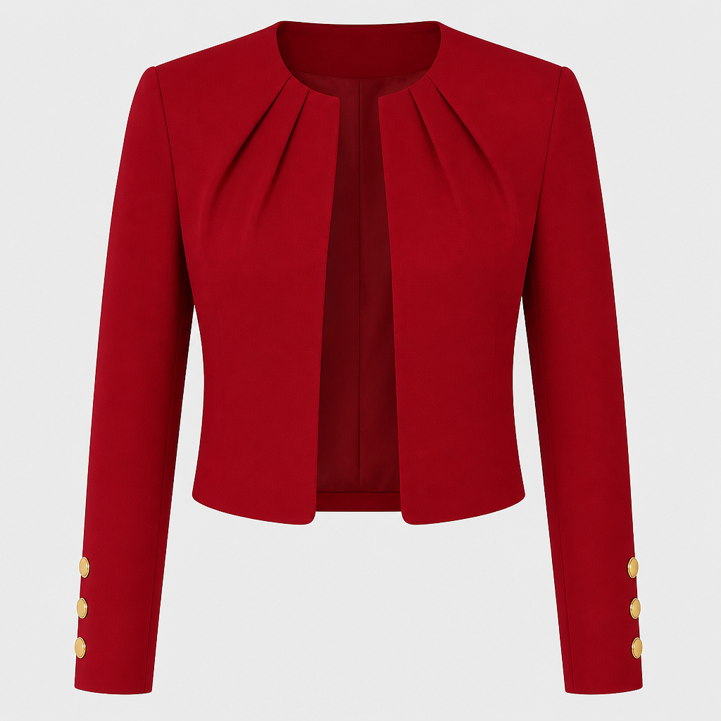 Figursyet businessblazer til kvinder