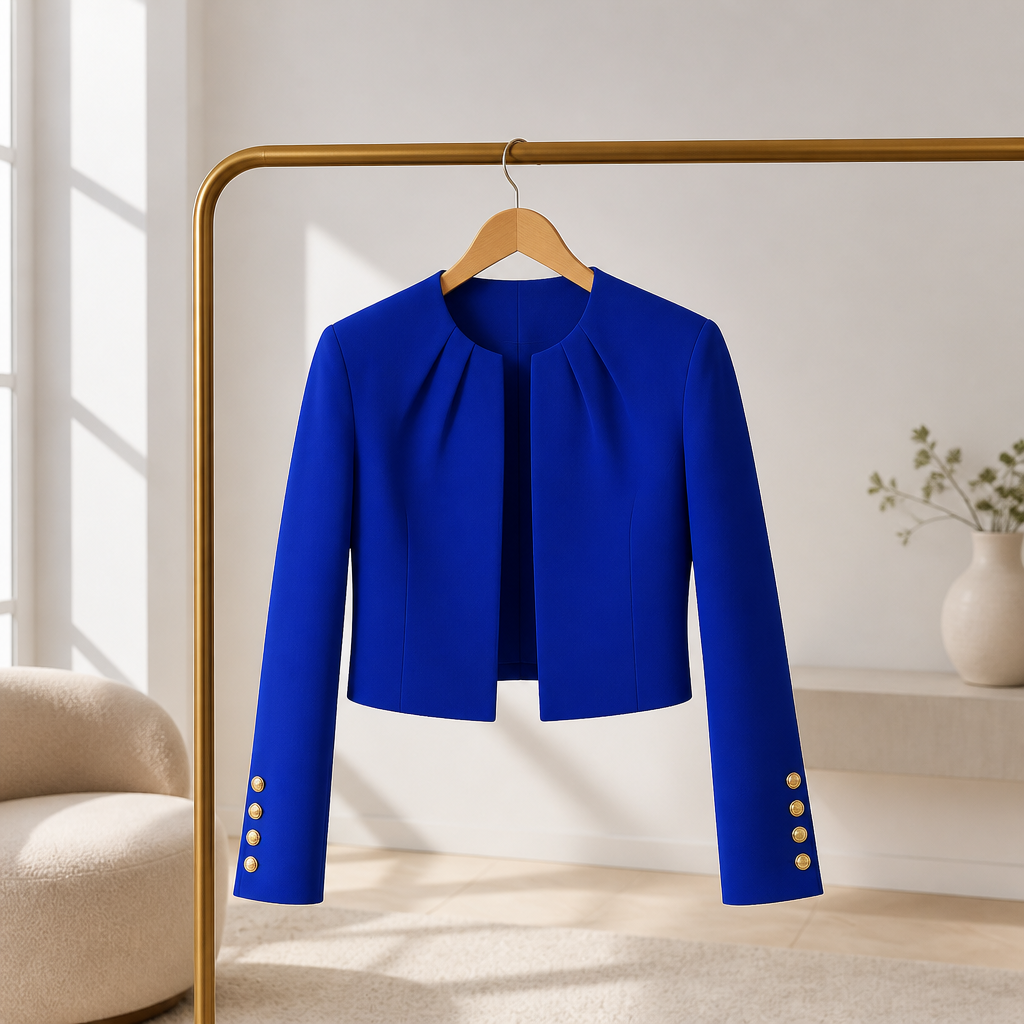 Figursyet businessblazer til kvinder