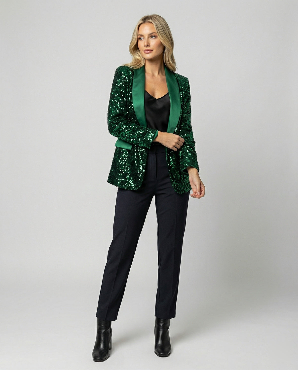 Glitterblazer til kvinder