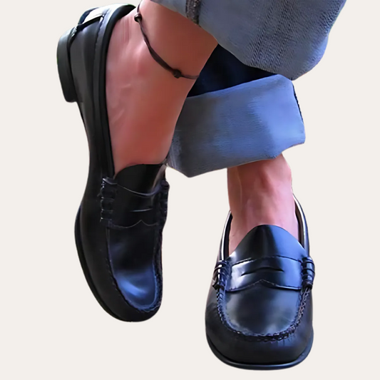 Women's Orthopaedic Leather Loafer Comfortable Shoes