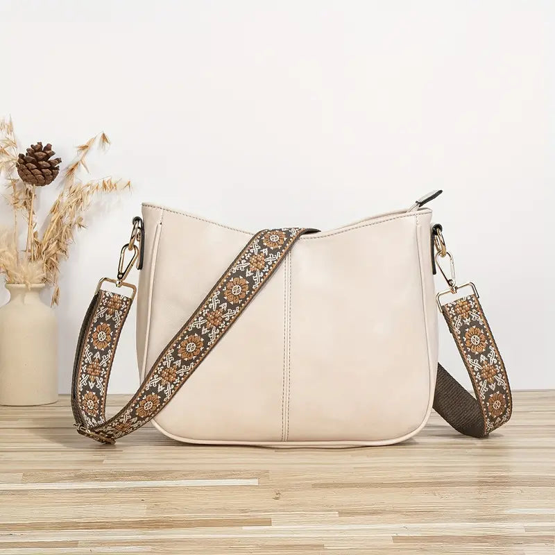 Women's shoulder bag - Vegan leather - Adjustable strap - Elegant & everyday