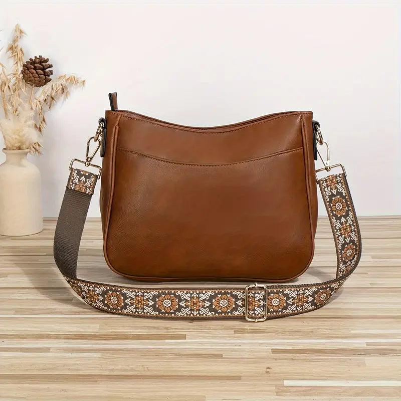 Women's shoulder bag - Vegan leather - Adjustable strap - Elegant & everyday