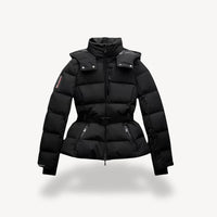 Γυναικείο αδιάβροχο puffer μπουφάν με ζώνη