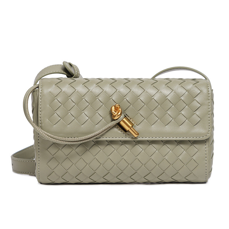 Vævet crossbody-clutch